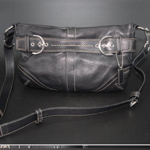 Coach leather hand bag
